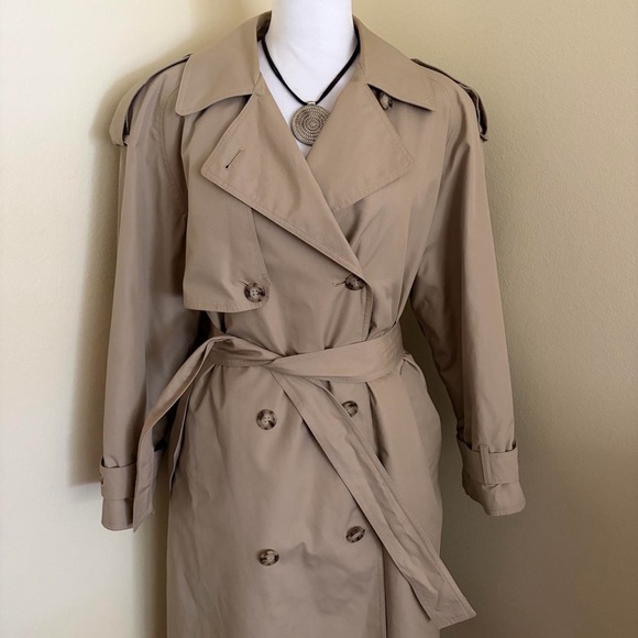 Towne London Fog Trench Coat - Picture 2 of 8